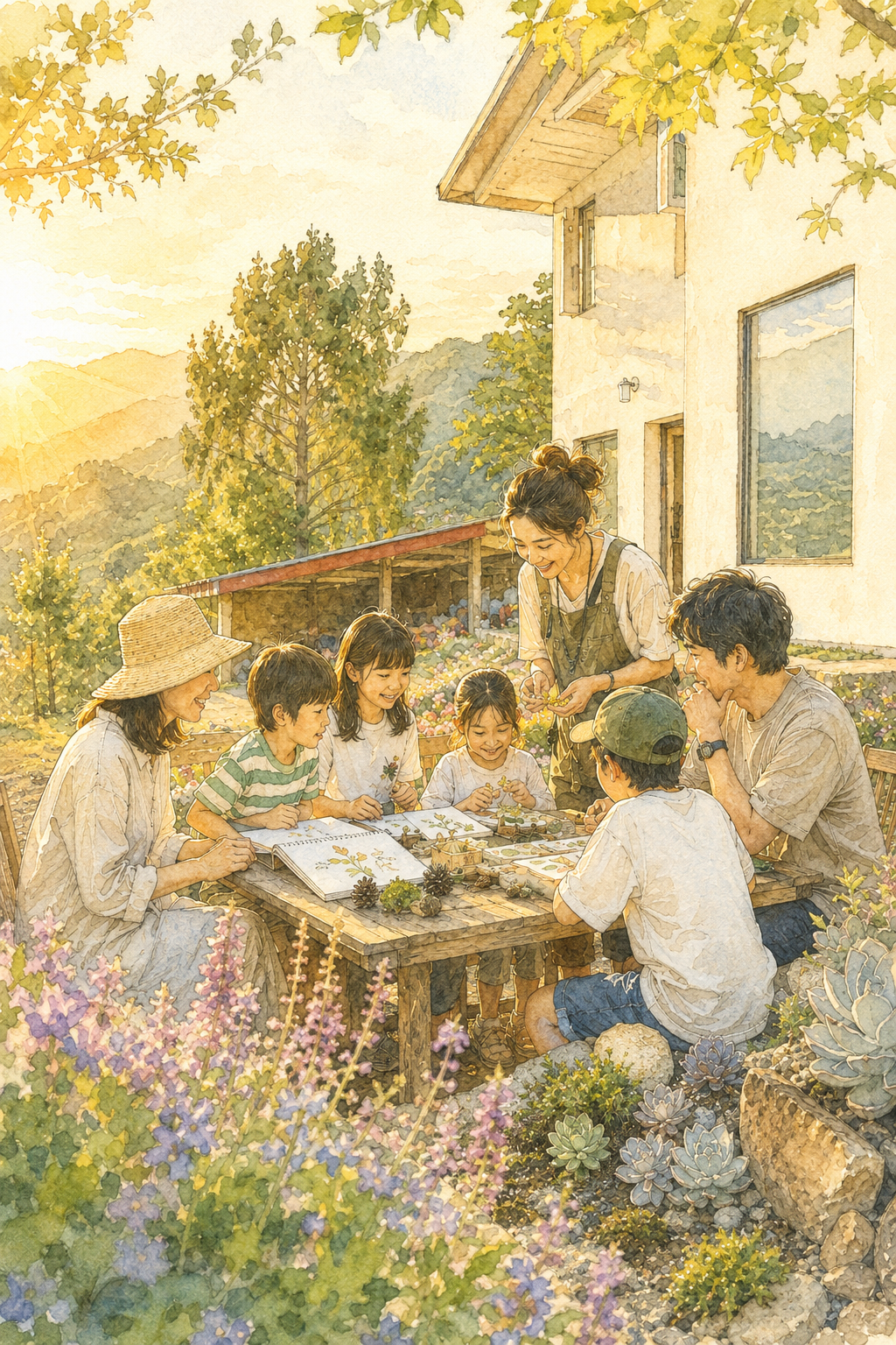 蘑菇采摘与手工制香